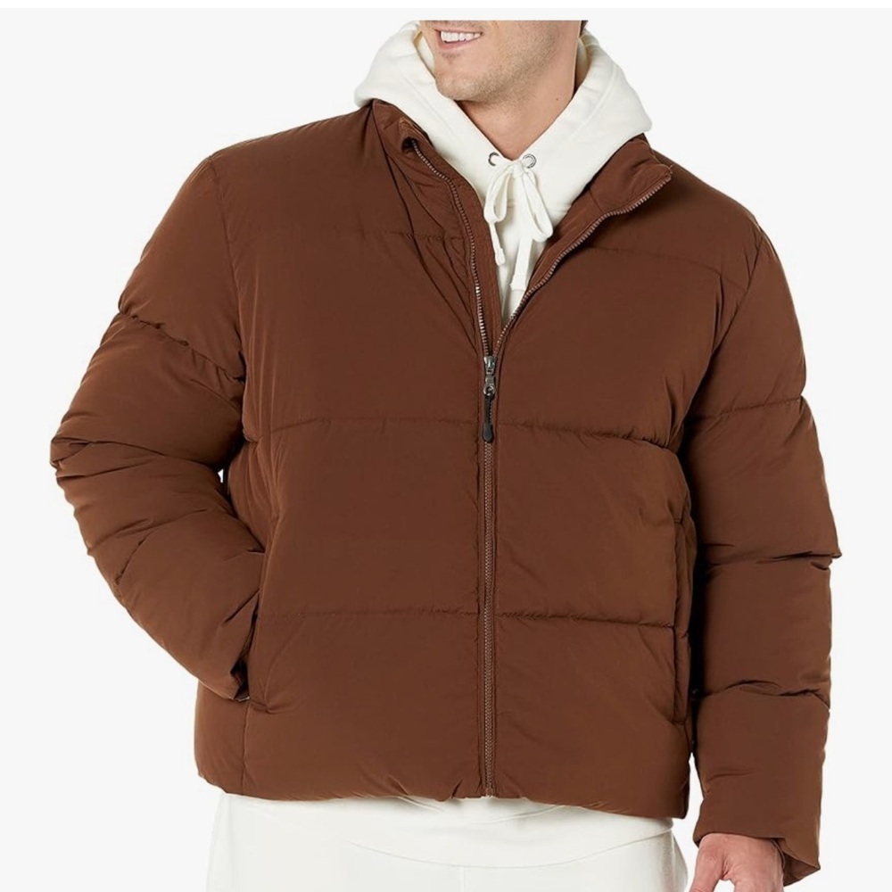 Amazon Essentials Mens Mock Neck Heavyweight Puffer Coat XL
